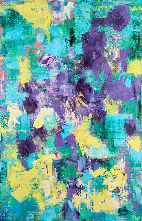 Echolot, 140x90, Öl auf Leinwand, 2024