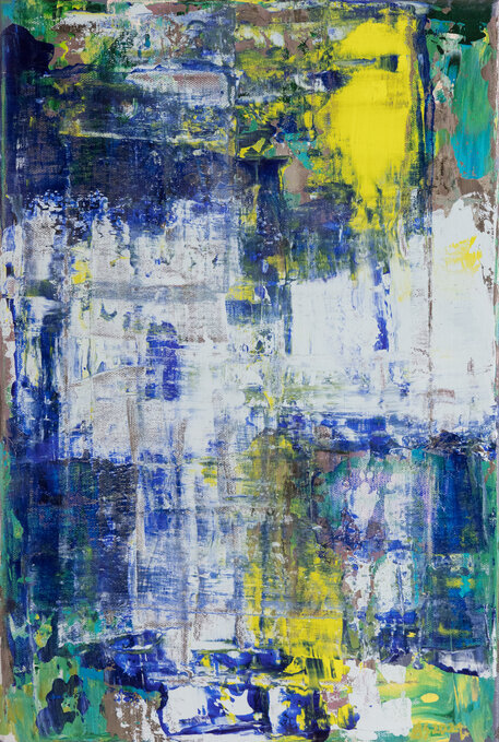 Palm reader Grüezi: 45x30 | Acryl auf Leinwand | 2021