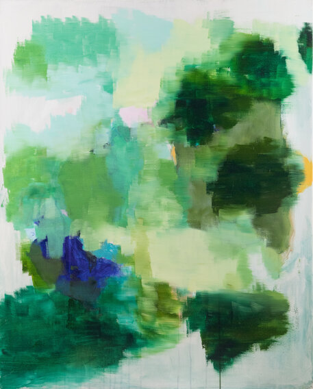 Gelb versteckt: 100x80 | Mischtechnik auf Leinwand | 2021