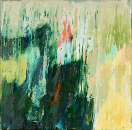 o.T., 30x30, Öl auf Leinwand, 2024