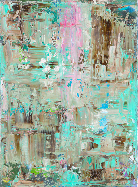 Purple rain: 40 x 30 | Öl auf Leinwand | 2019