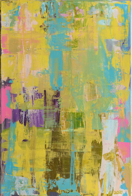 Birdsong: 40x30 | Acryl auf Leinwand | 2021